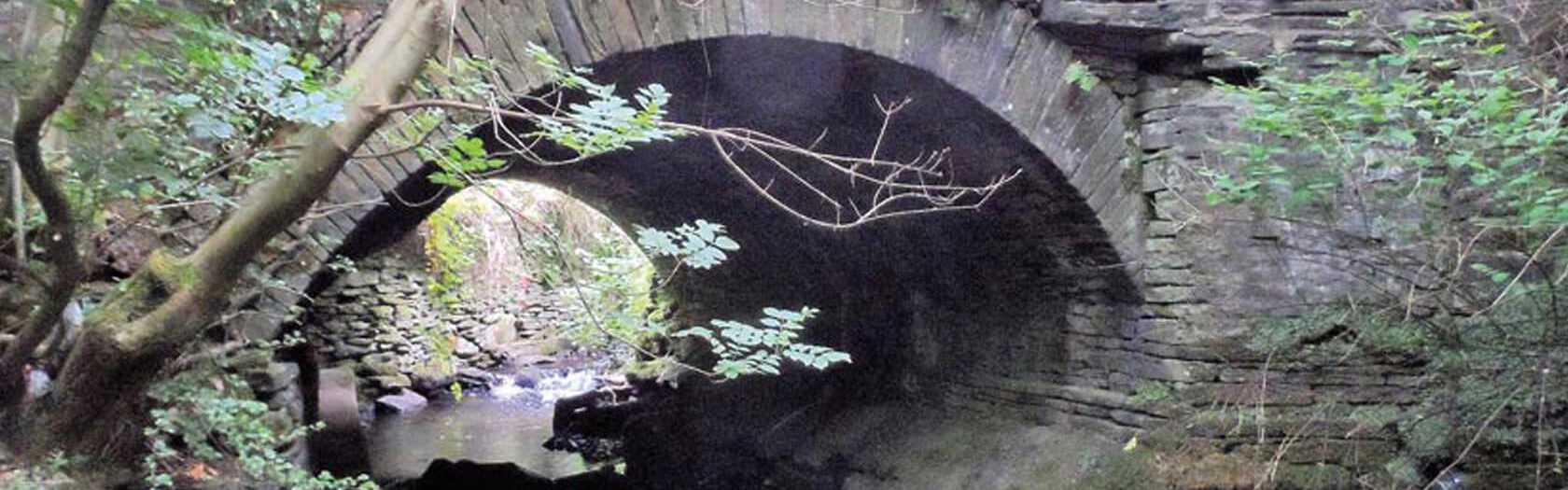 Repair of flood damage to stone arch