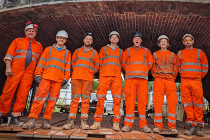 The Goldhawk Bridge Restoration team supplied by Stress UK